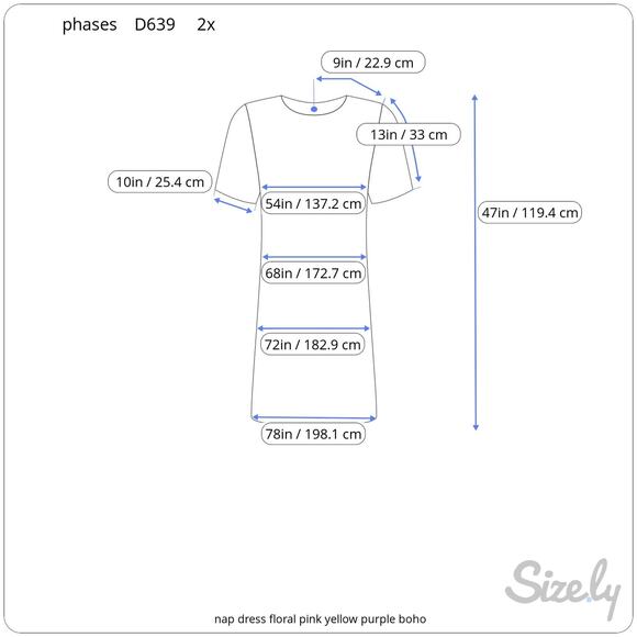 nap dress floral pink yellow purple boho - Picture 9 of 9